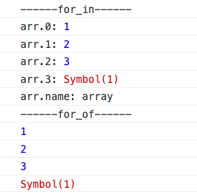 for-array